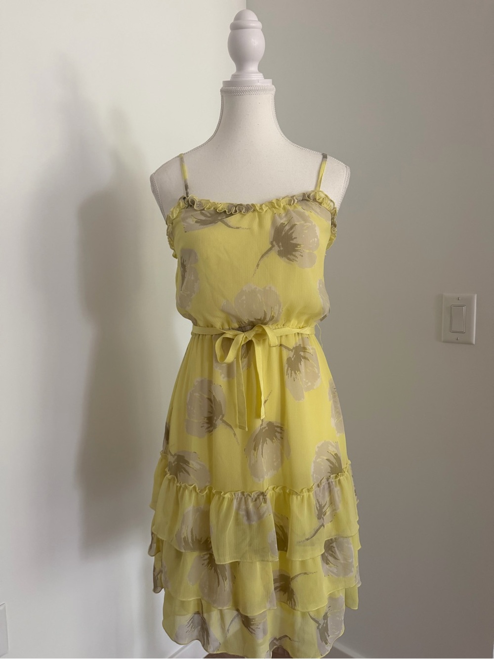 Old Navy Yellow Ruffle-Neck Sundress